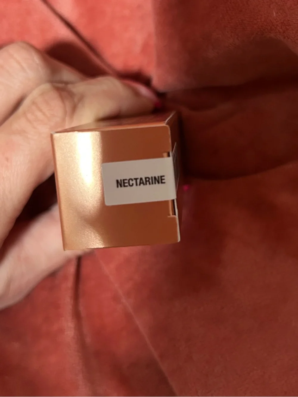 Anastasia Beverly Hills Stick Blush - nectarine – swatched once